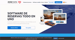 Desktop Screenshot of doblemente.com