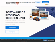 Tablet Screenshot of doblemente.com
